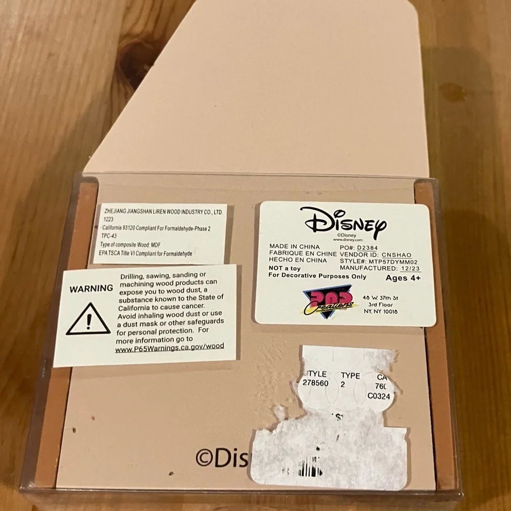 New Disney Perpetual Calendar - Black and Cream Mickey Mouse